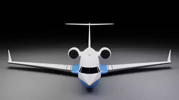 Gulfstream C20 IV  Aircraft Mid-Poly
