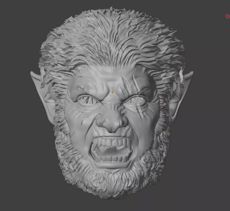 WEREWOLF FULL MASK 3D print model_7