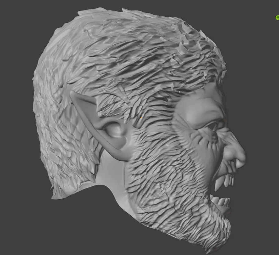 WEREWOLF FULL MASK 3D print model_6