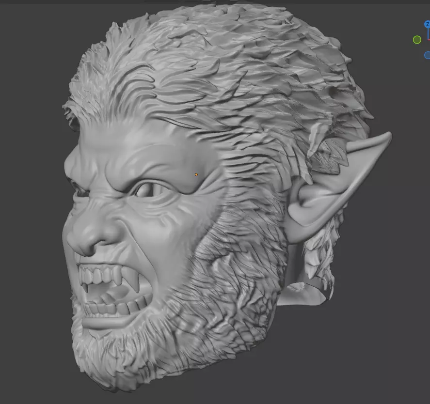WEREWOLF FULL MASK 3D print model_5
