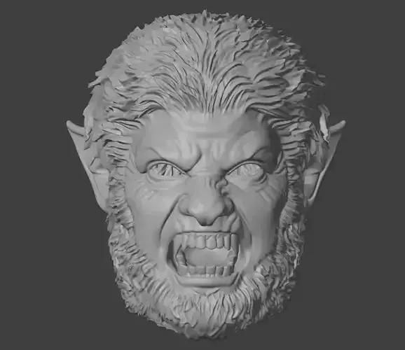 WEREWOLF FULL MASK 3D print model