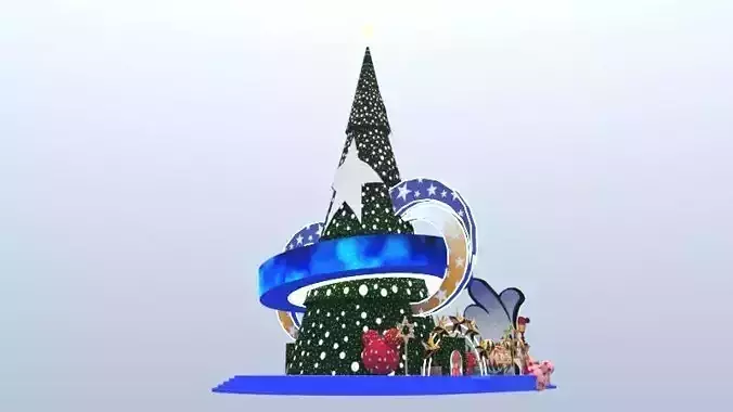 Magical Mickey  Friends Christmas Tree 