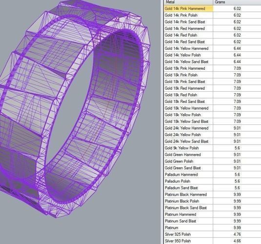 Wedding Ring 3D print model_3