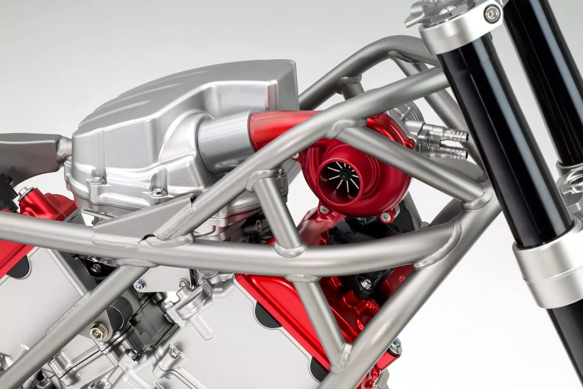 HONDA V3 ELECTRIC SUPERCHARGED ENGINE BASED ON EICMA 3D model_23