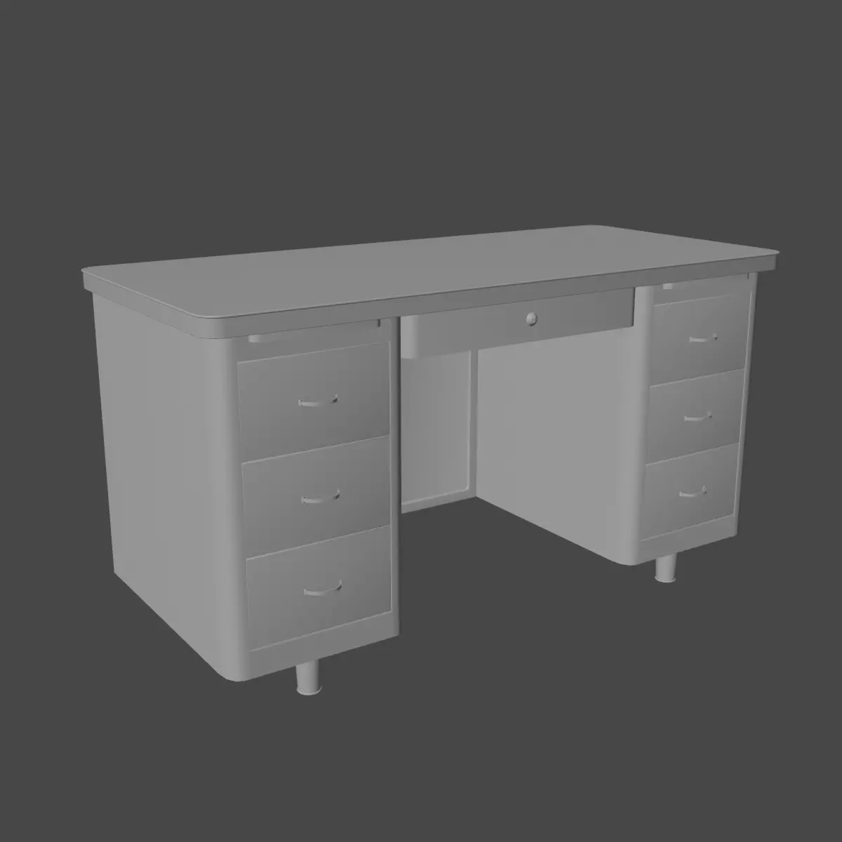 Metal Desk Pack 3D Model Collection_31