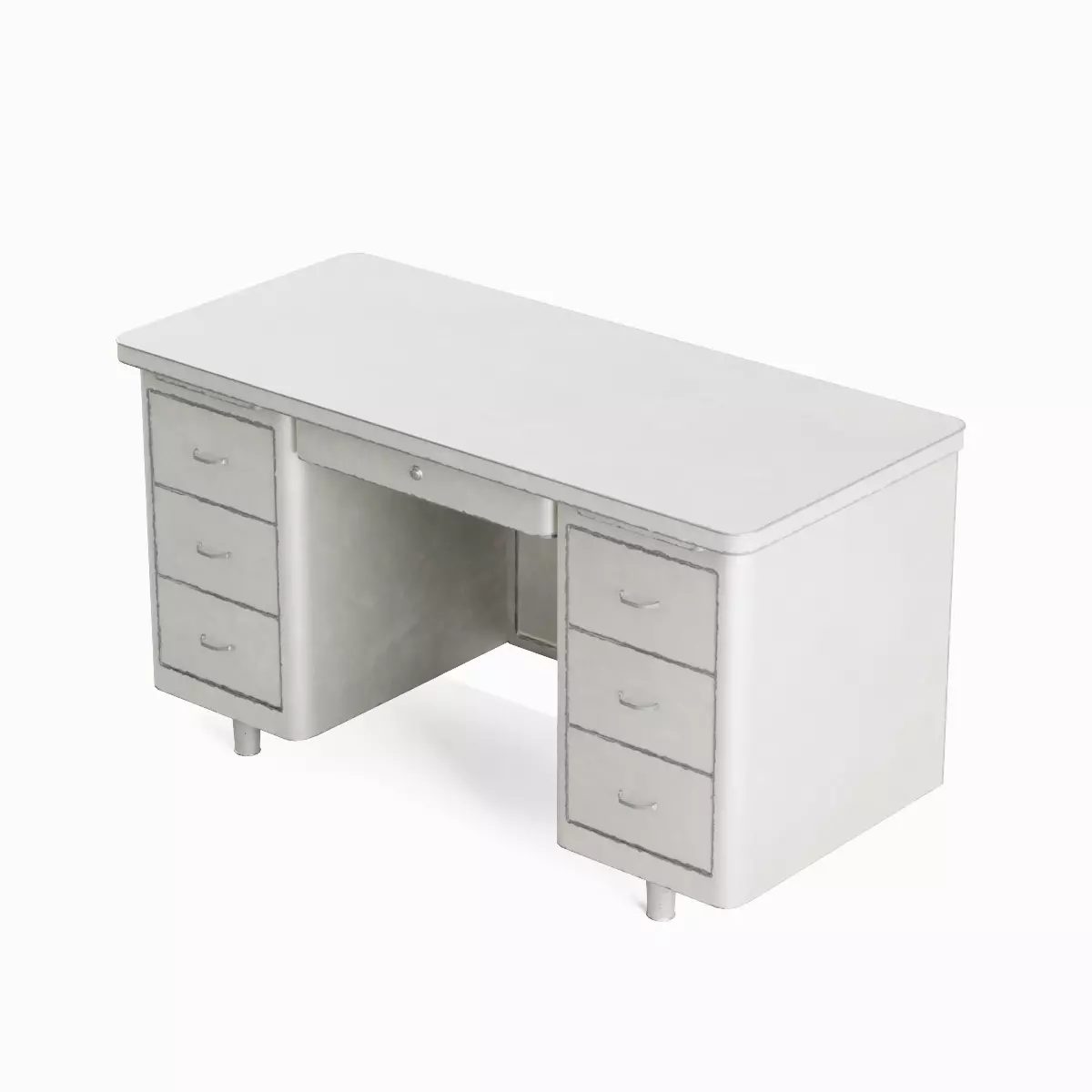 Metal Desk Pack 3D Model Collection_24