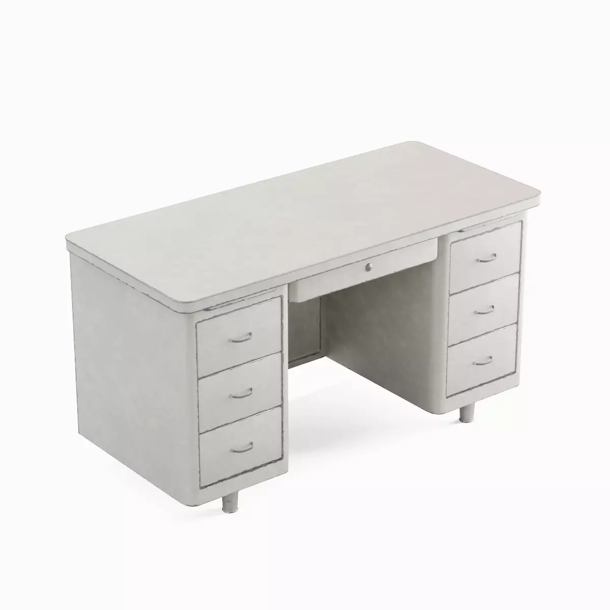 Metal Desk Pack 3D Model Collection_23