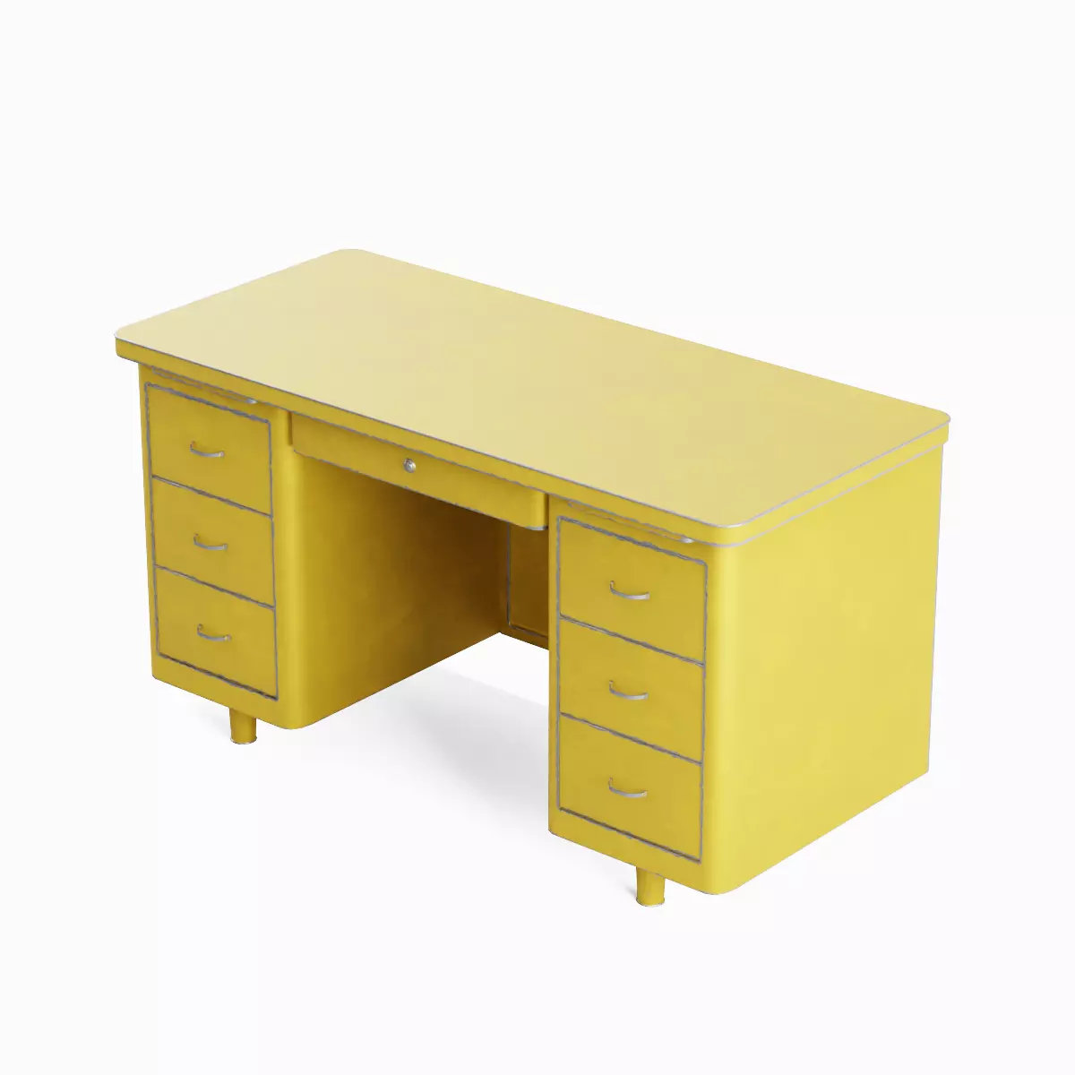 Metal Desk Pack 3D Model Collection_18