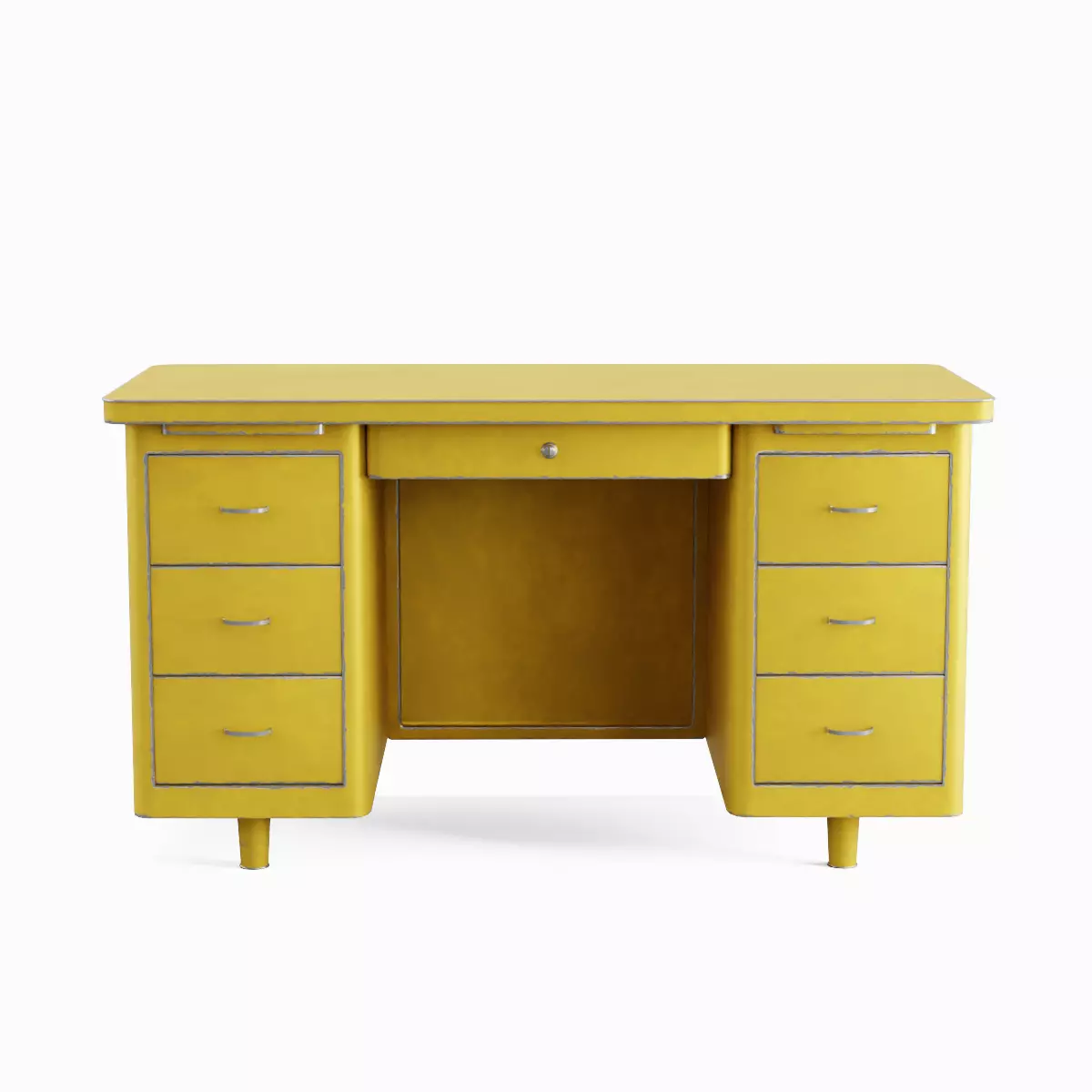 Metal Desk Pack 3D Model Collection_13