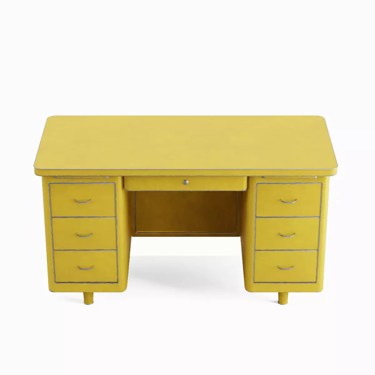 Metal Desk Pack 3D Model Collection_16