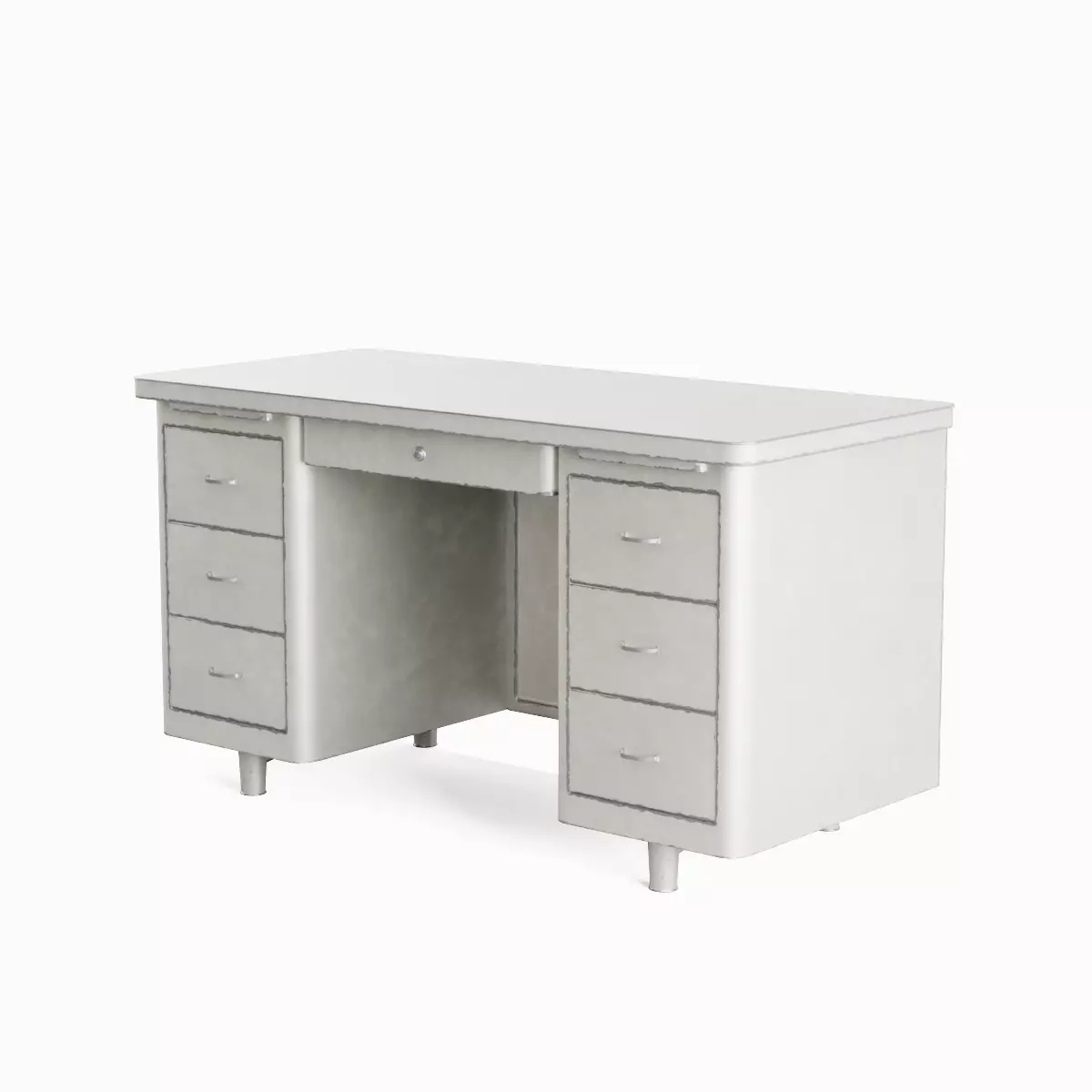 Metal Desk Pack 3D Model Collection_21