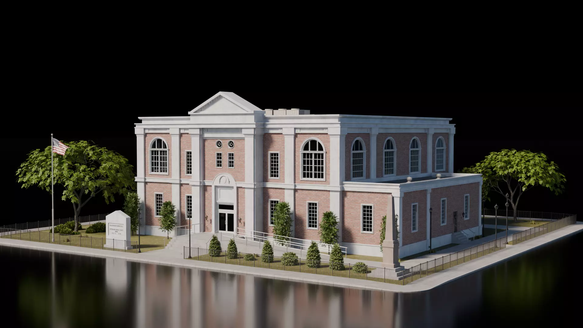 Memorial House 3D model_0