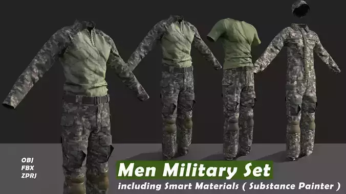 Men Military Set 