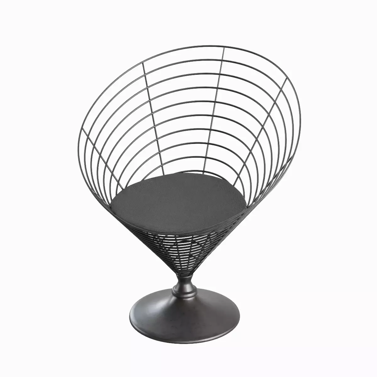 Wire Cone Chair Pack 3D Model Collection_14