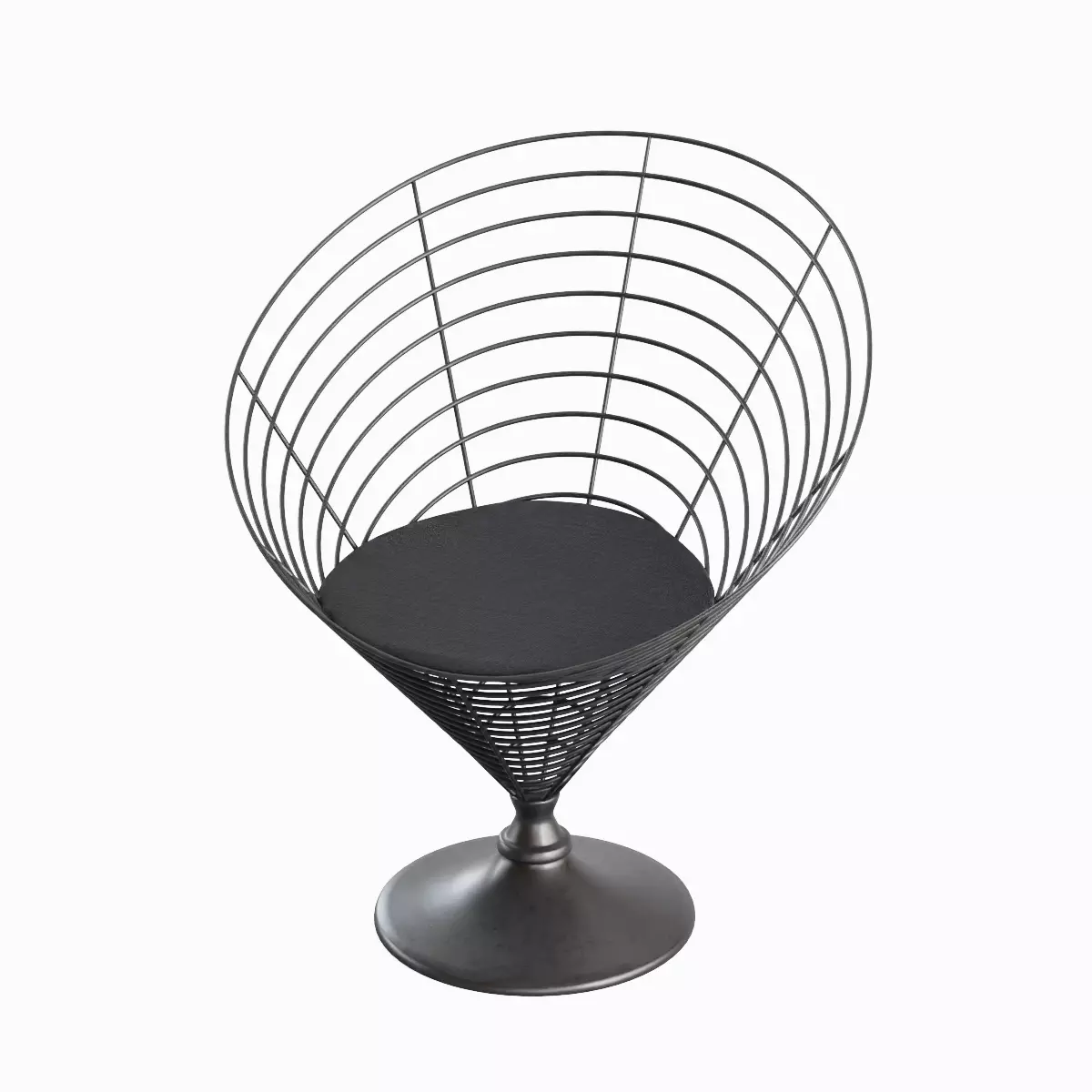 Wire Cone Chair Pack 3D Model Collection_2