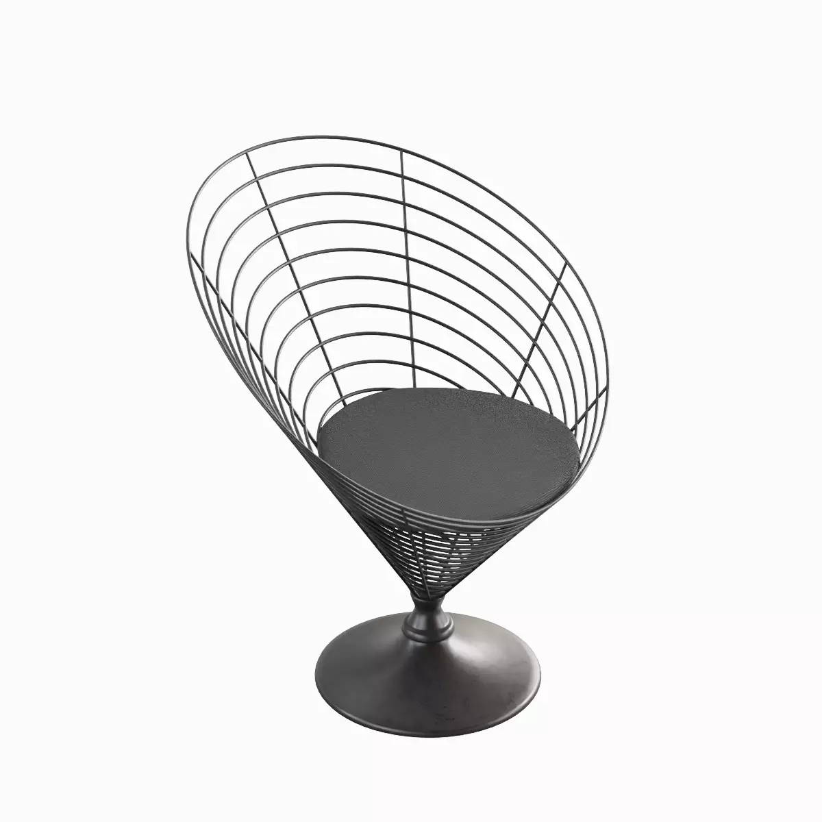 Wire Cone Chair Pack 3D Model Collection_18