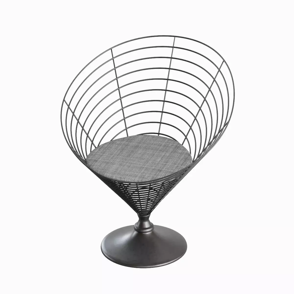 Wire Cone Chair Pack 3D Model Collection_26