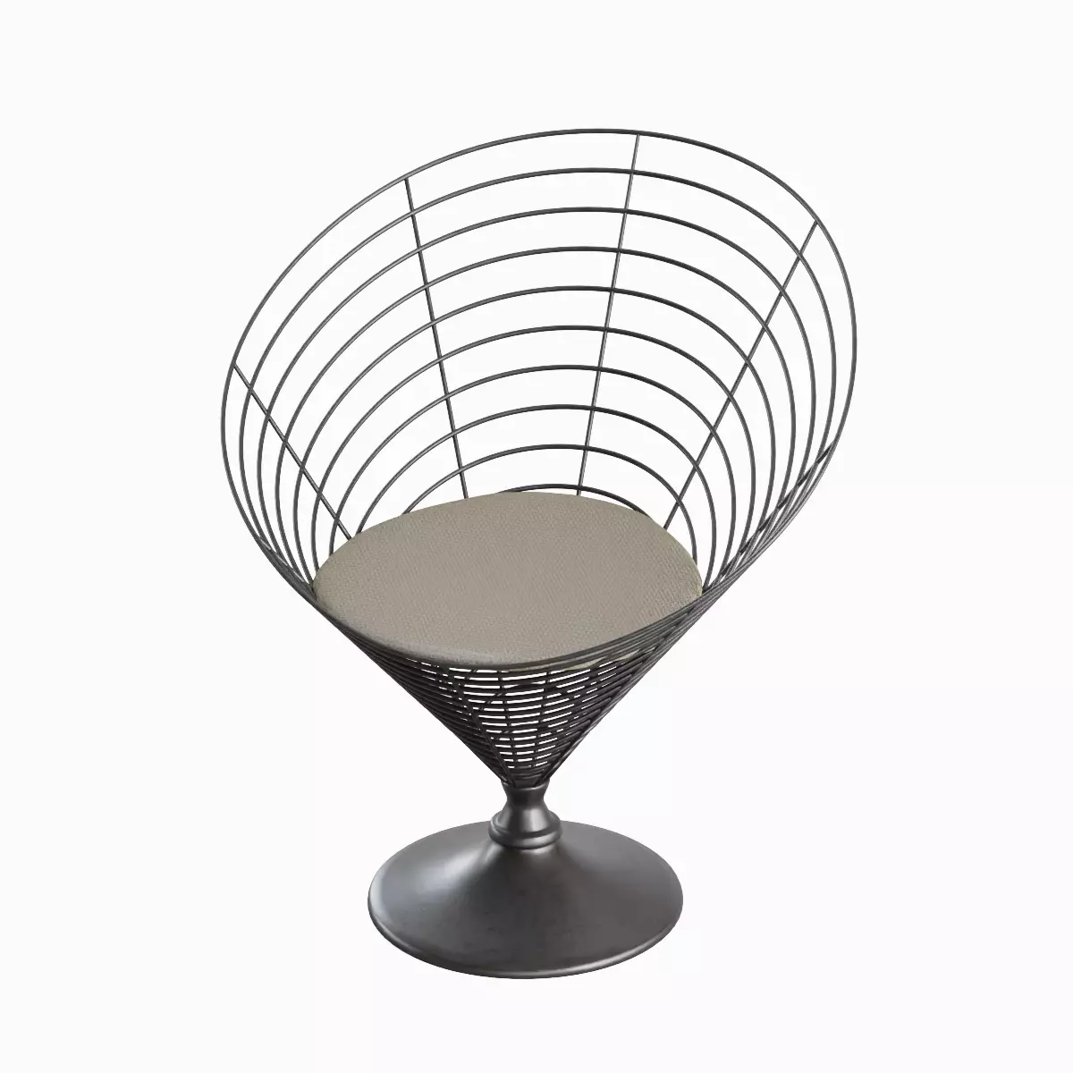 Wire Cone Chair Pack 3D Model Collection_8