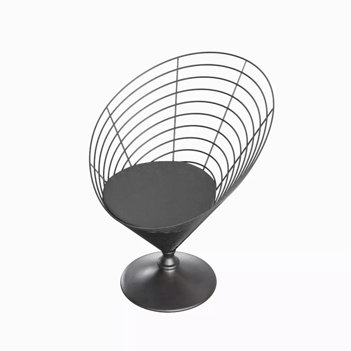Wire Cone Chair Pack 3D Model Collection_19