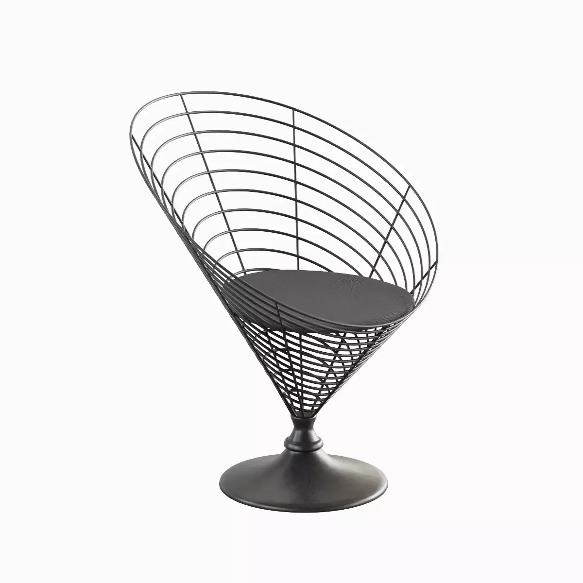 Wire Cone Chair Pack 3D Model Collection_15