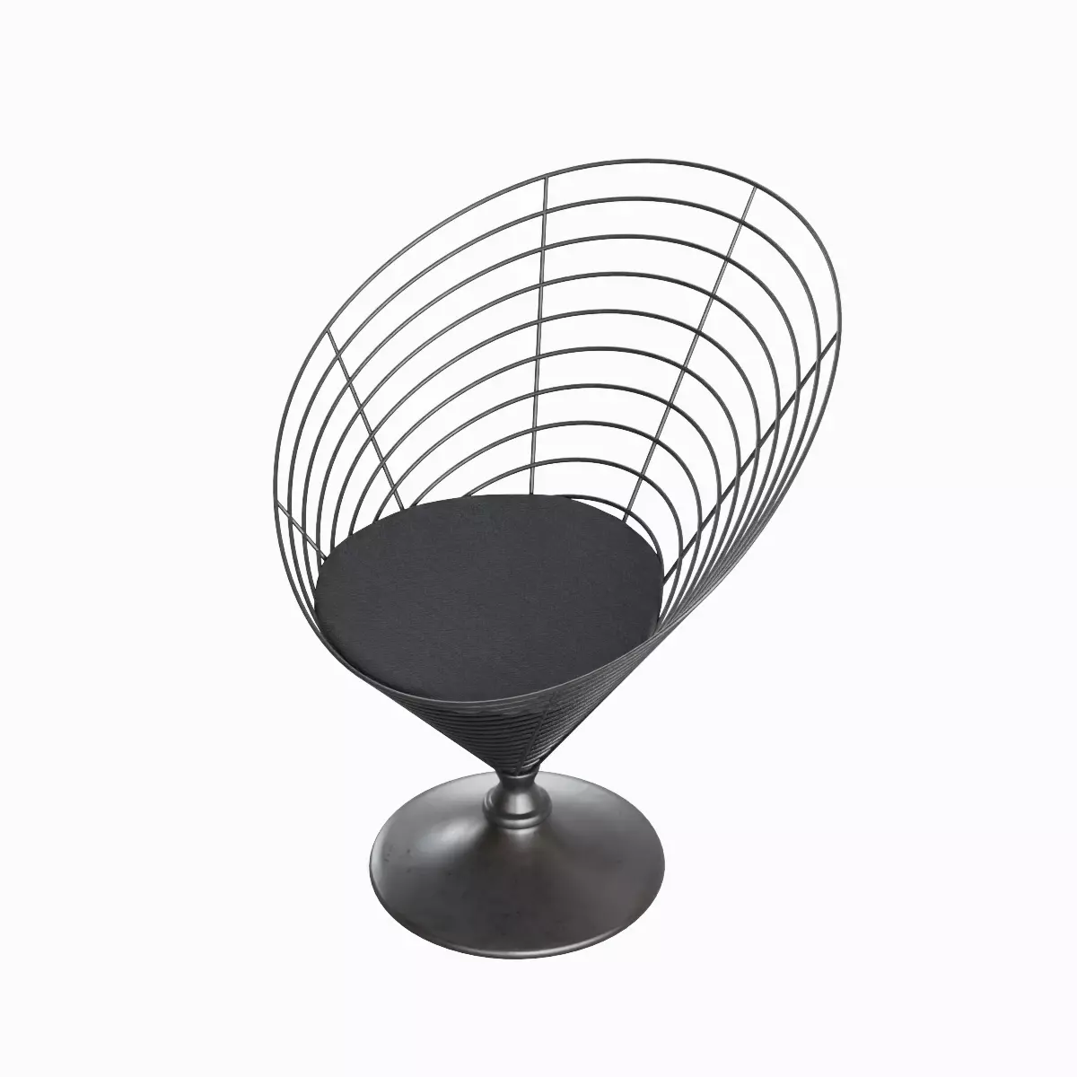 Wire Cone Chair Pack 3D Model Collection_7