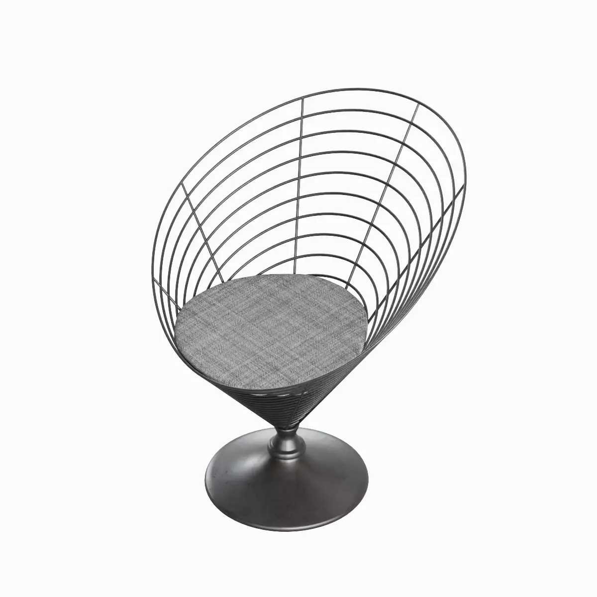 Wire Cone Chair Pack 3D Model Collection_31