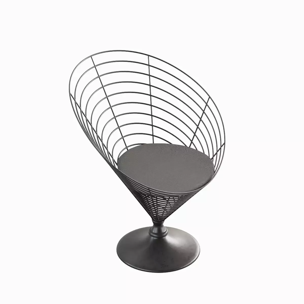 Wire Cone Chair Pack 3D Model Collection_24