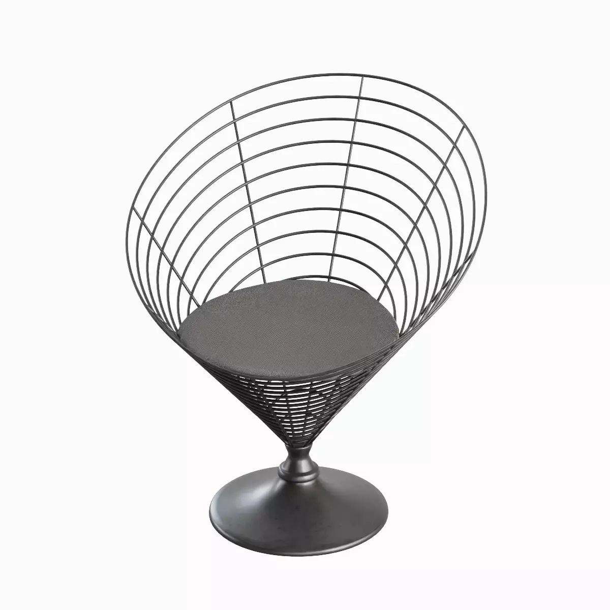 Wire Cone Chair Pack 3D Model Collection_20