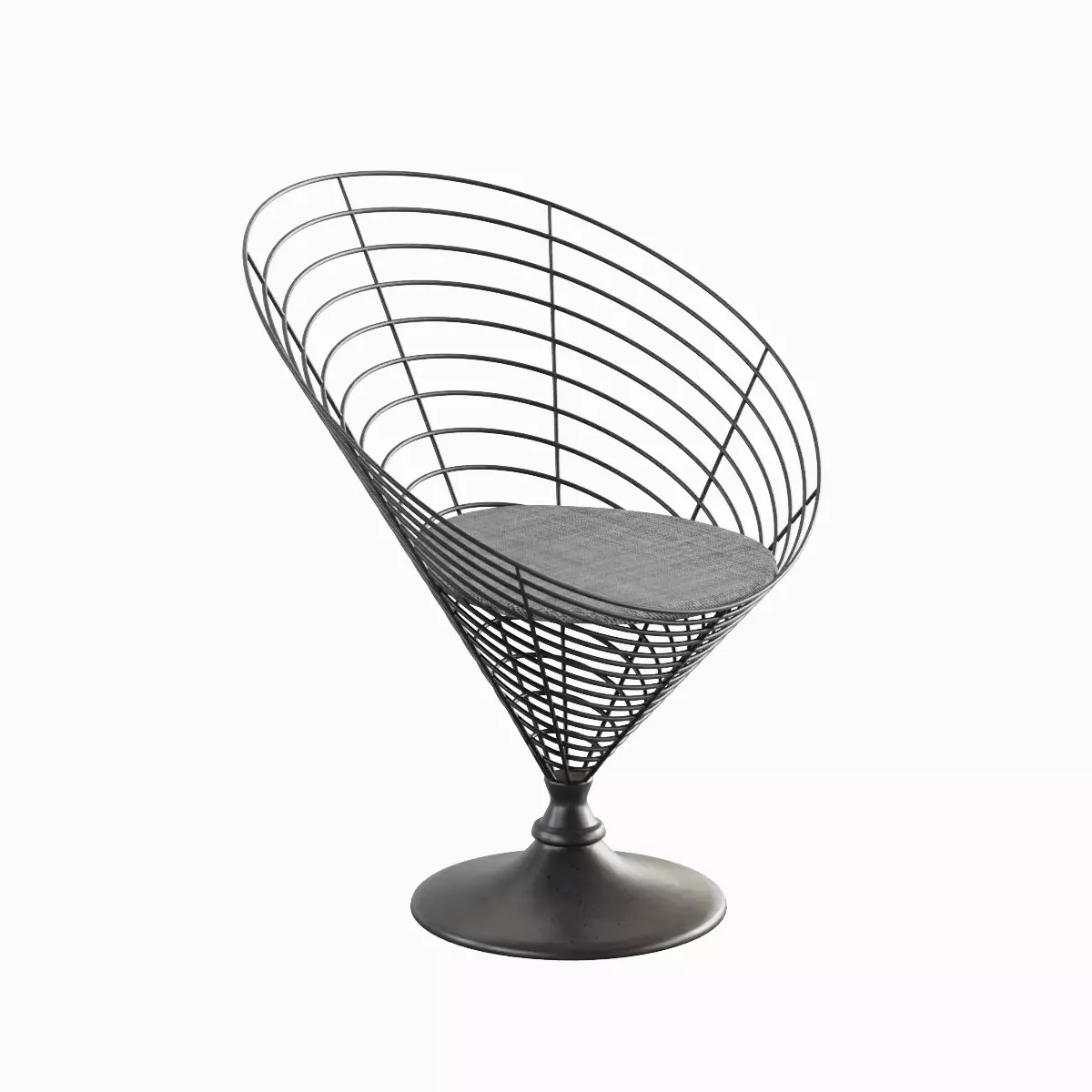 Wire Cone Chair Pack 3D Model Collection_27