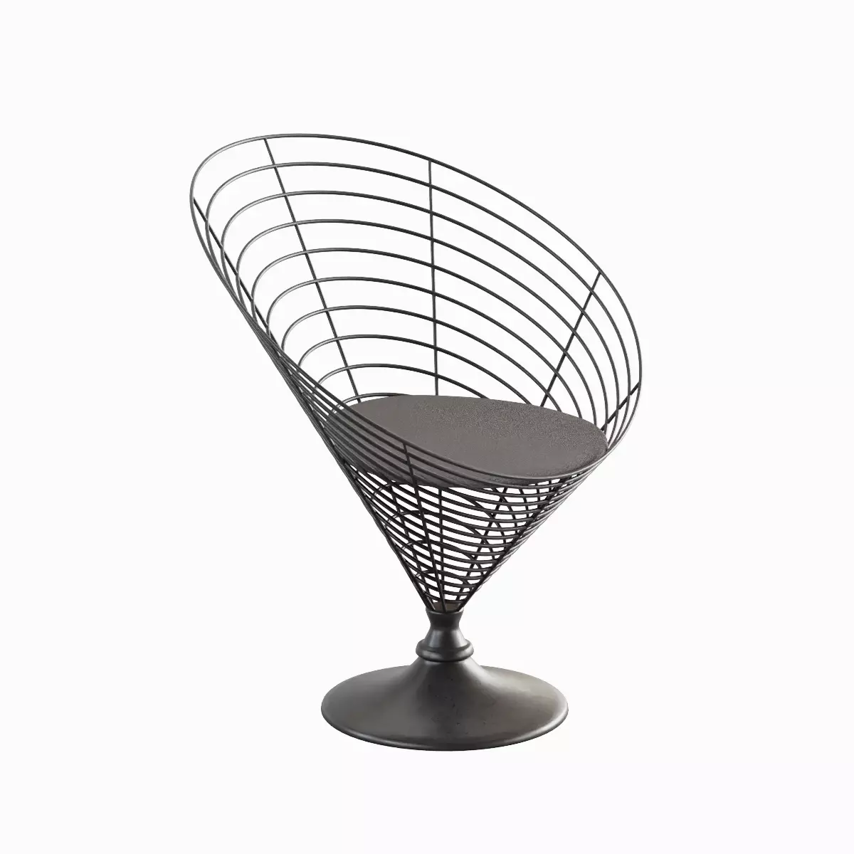 Wire Cone Chair Pack 3D Model Collection_21