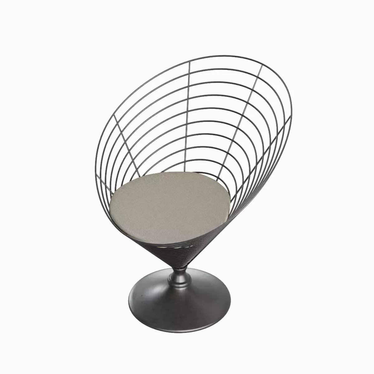 Wire Cone Chair Pack 3D Model Collection_13