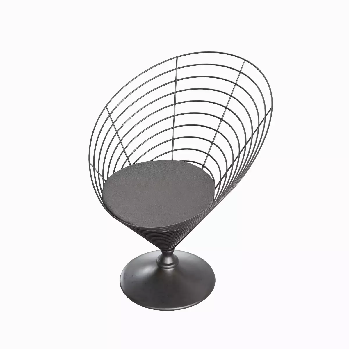 Wire Cone Chair Pack 3D Model Collection_25