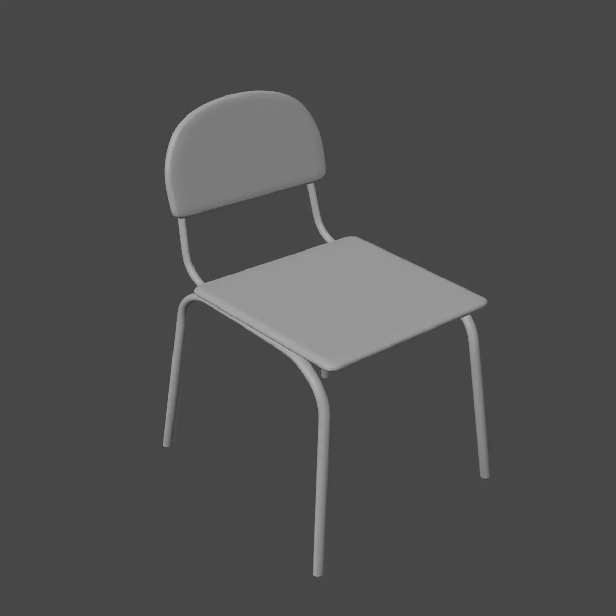 Simple Chair Pack 3D Model Collection_37