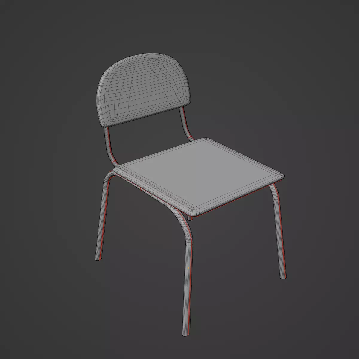 Simple Chair Pack 3D Model Collection_38