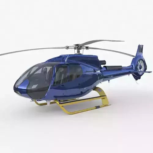 Airbus H130 High Detail 3ds max Vray