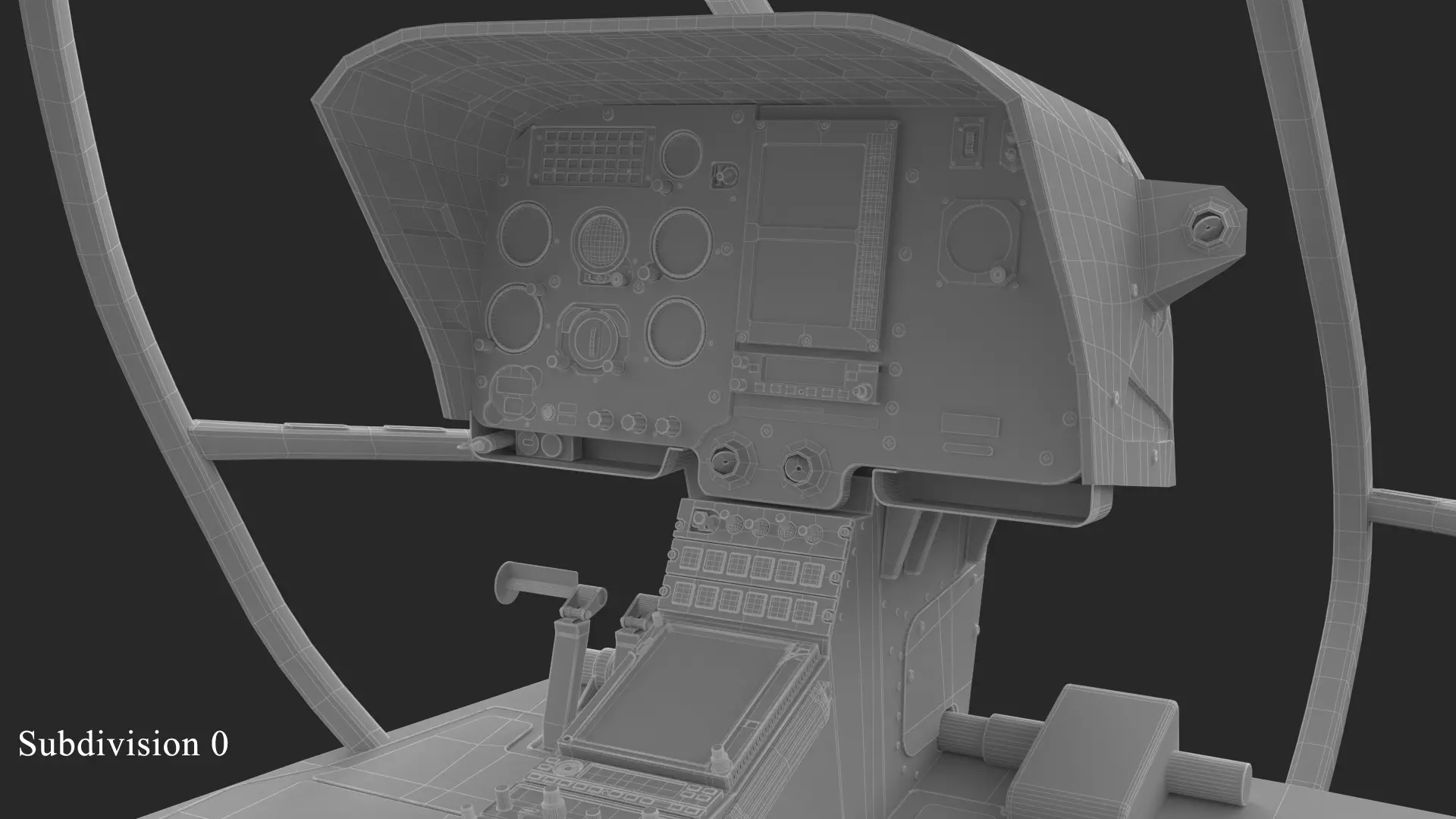 Airbus H130 High Detail 3ds max Vray 3D model_74