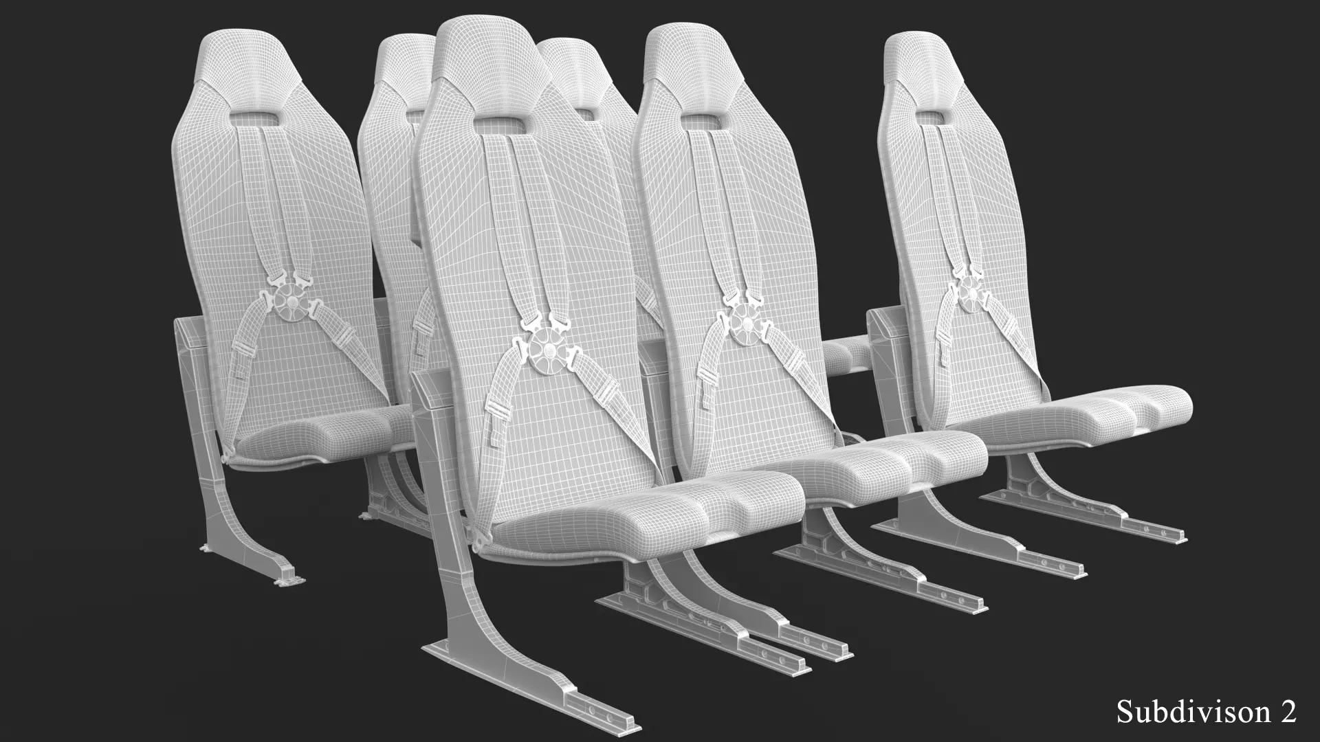 Airbus H130 High Detail 3ds max Vray 3D model_73