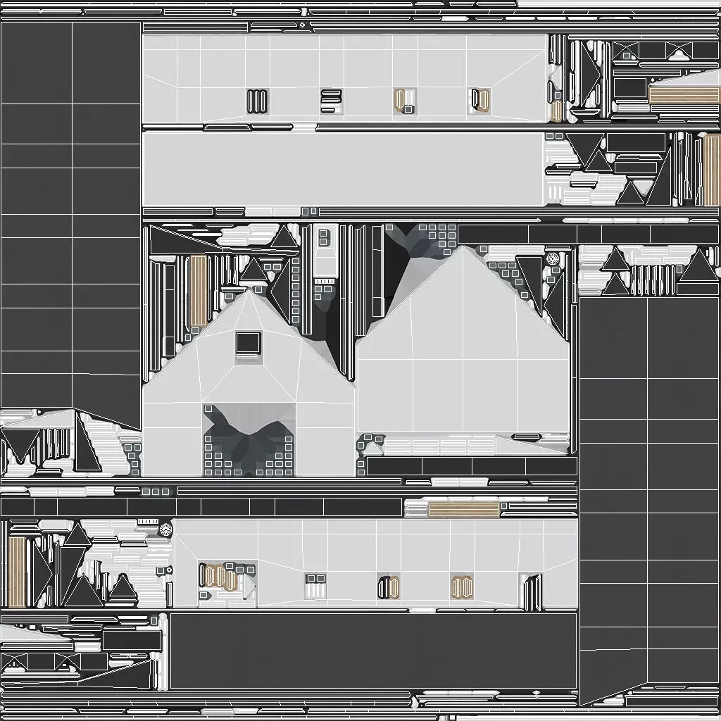 2 Farm Buildings PBR 3D Model Collection_18