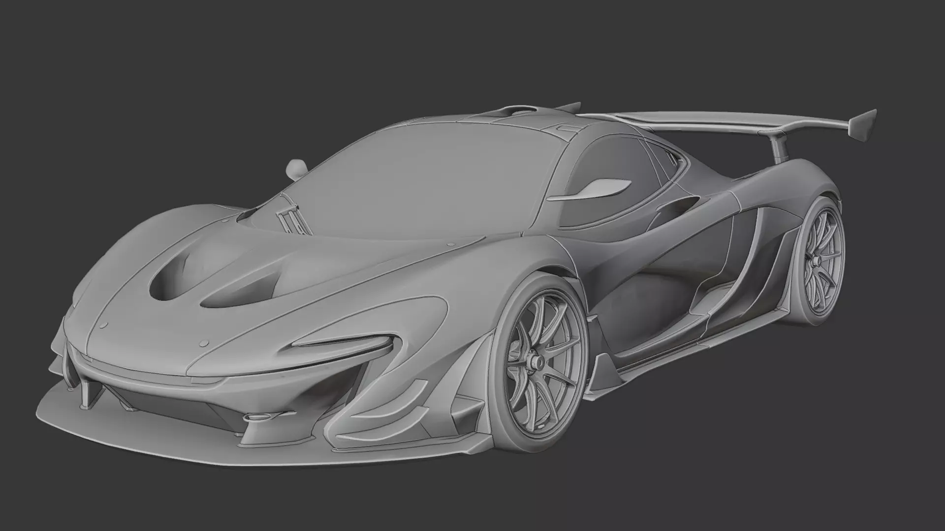 McLaren P1 GTR 3D print model_8