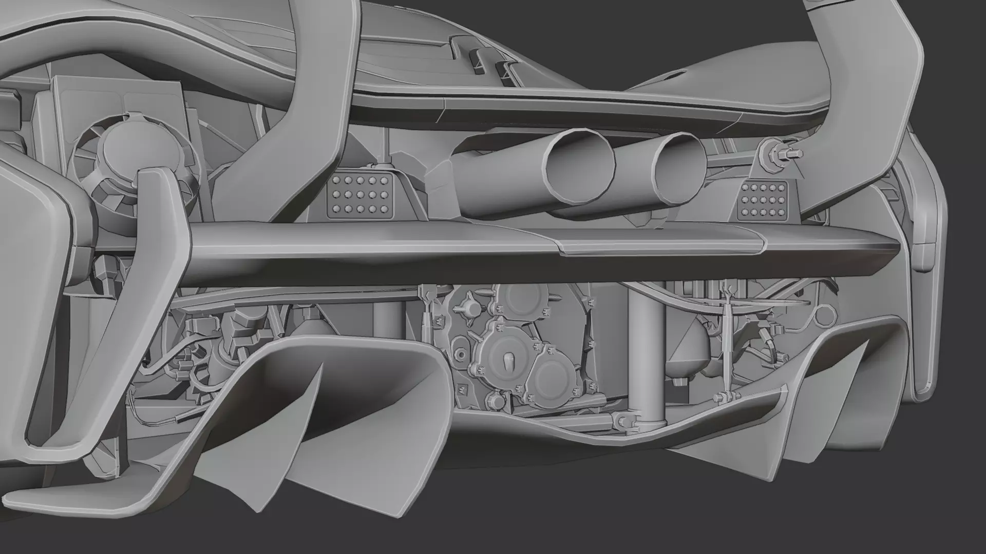 McLaren P1 GTR 3D print model_3