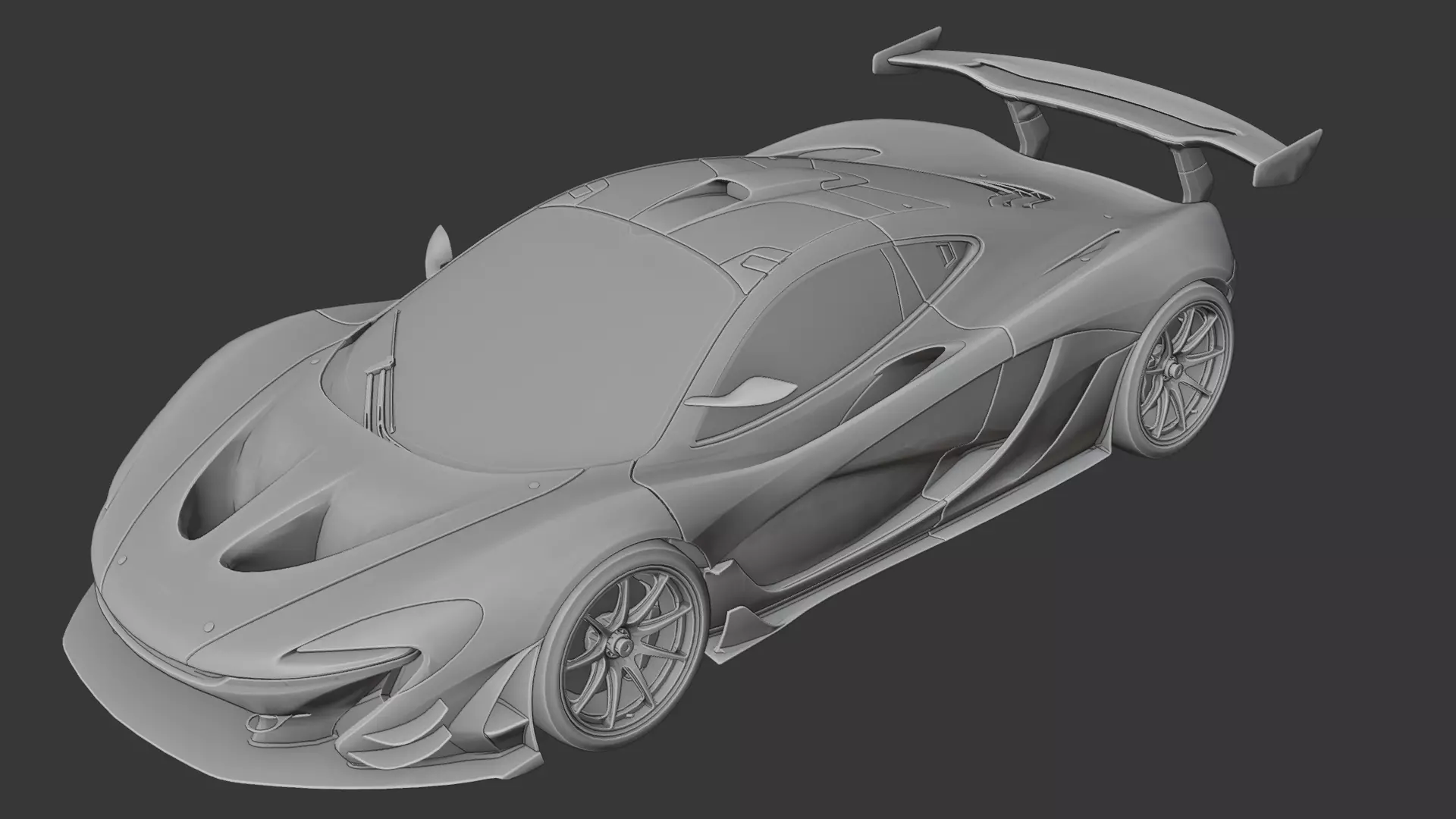 McLaren P1 GTR 3D print model_0