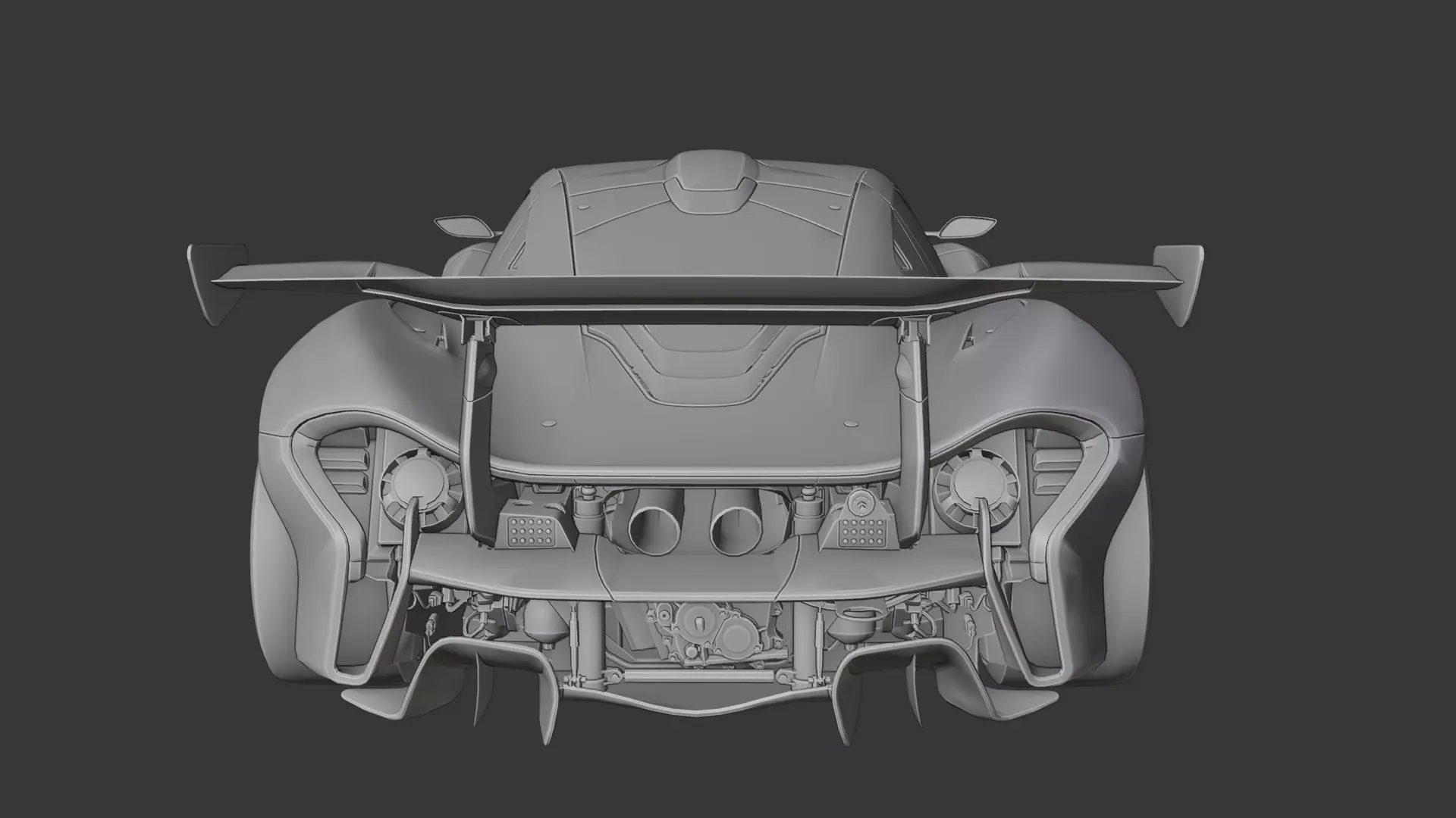 McLaren P1 GTR 3D print model_2