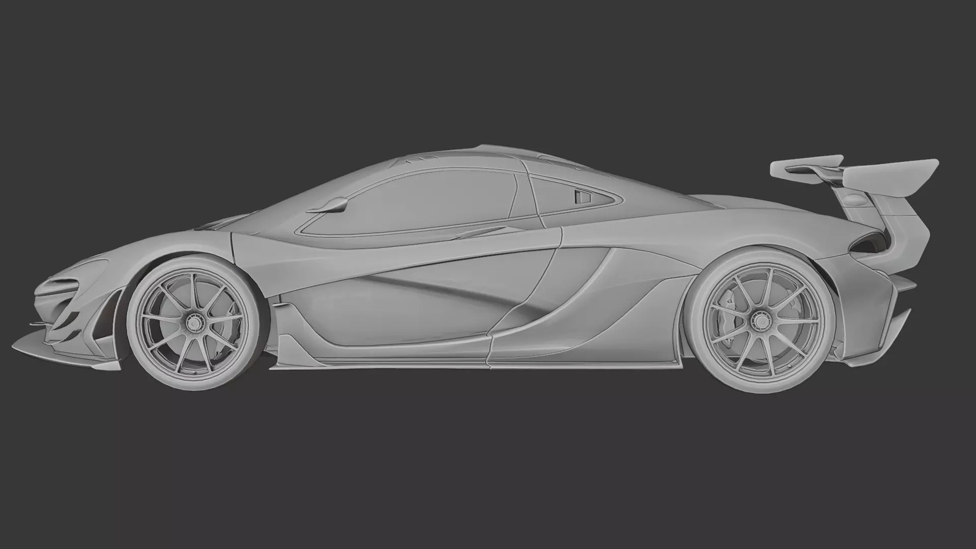 McLaren P1 GTR 3D print model_1