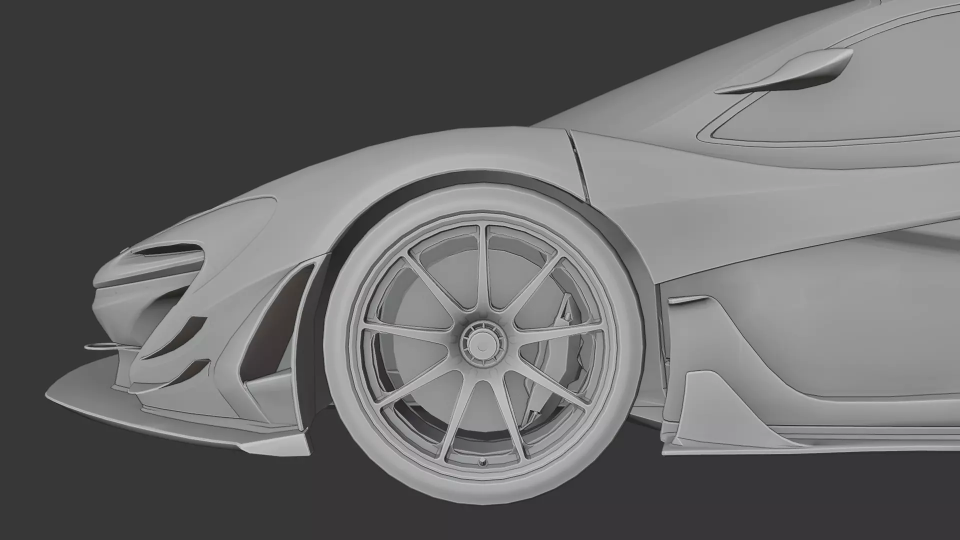 McLaren P1 GTR 3D print model_10