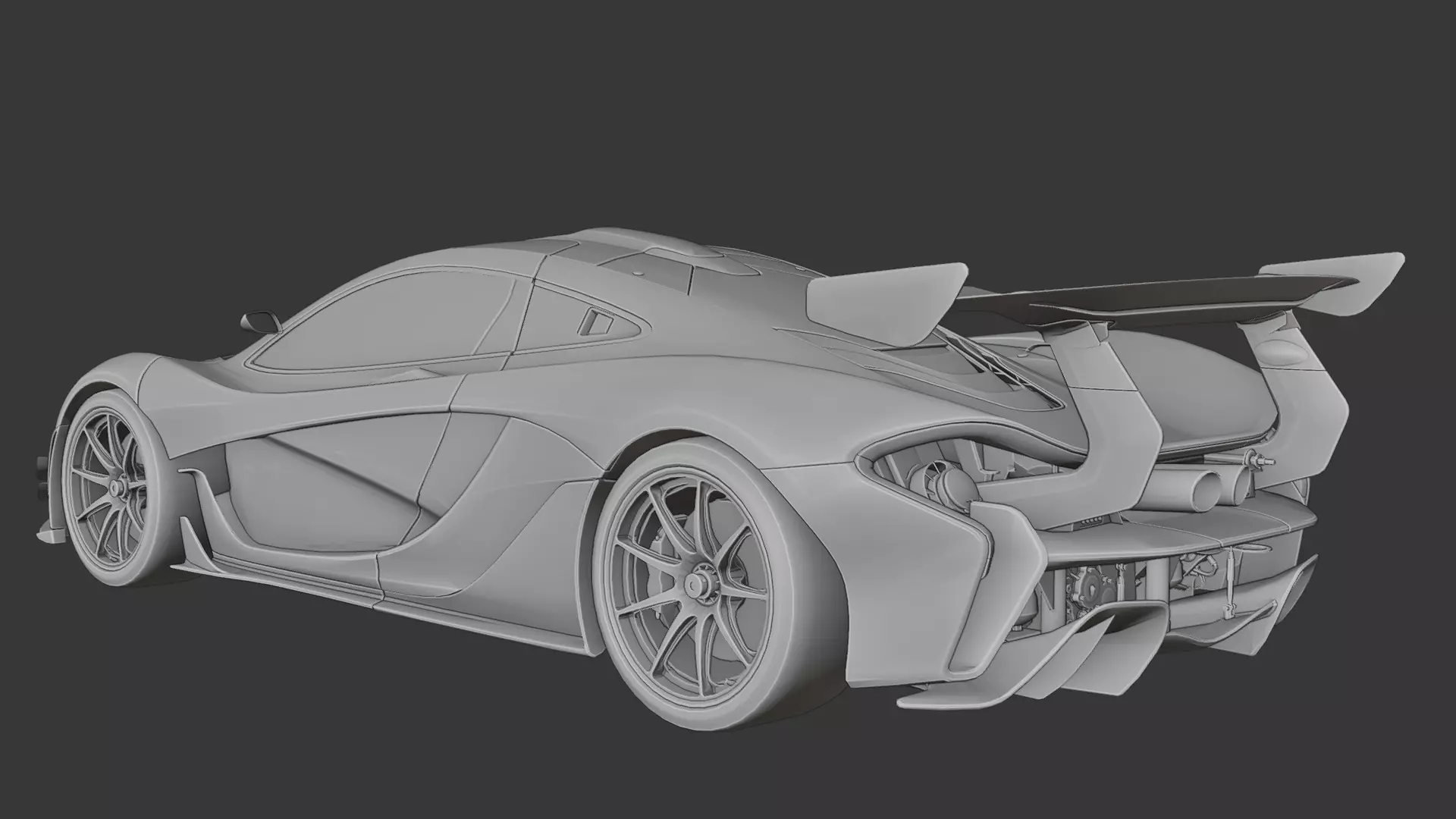 McLaren P1 GTR 3D print model_5