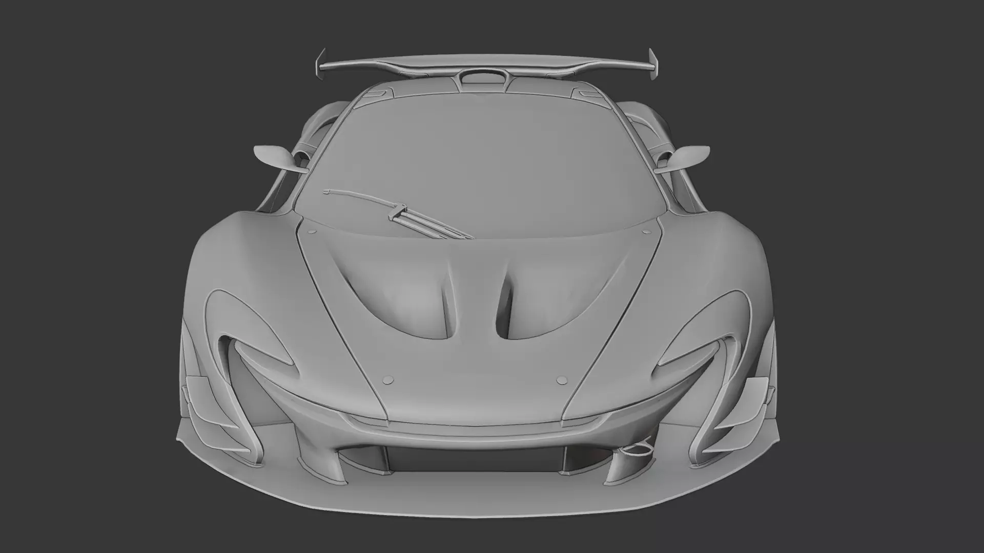 McLaren P1 GTR 3D print model_7