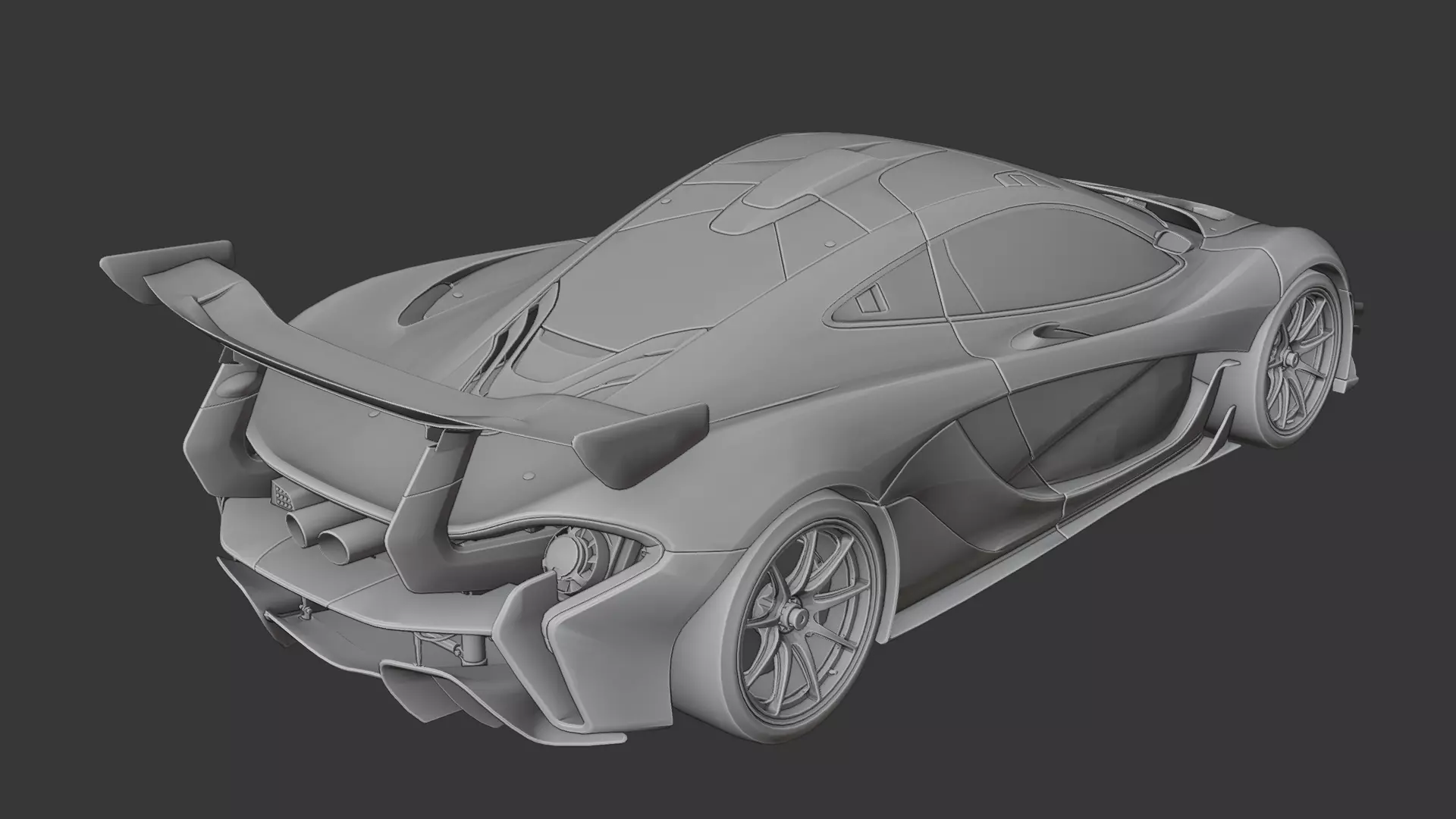 McLaren P1 GTR 3D print model_6
