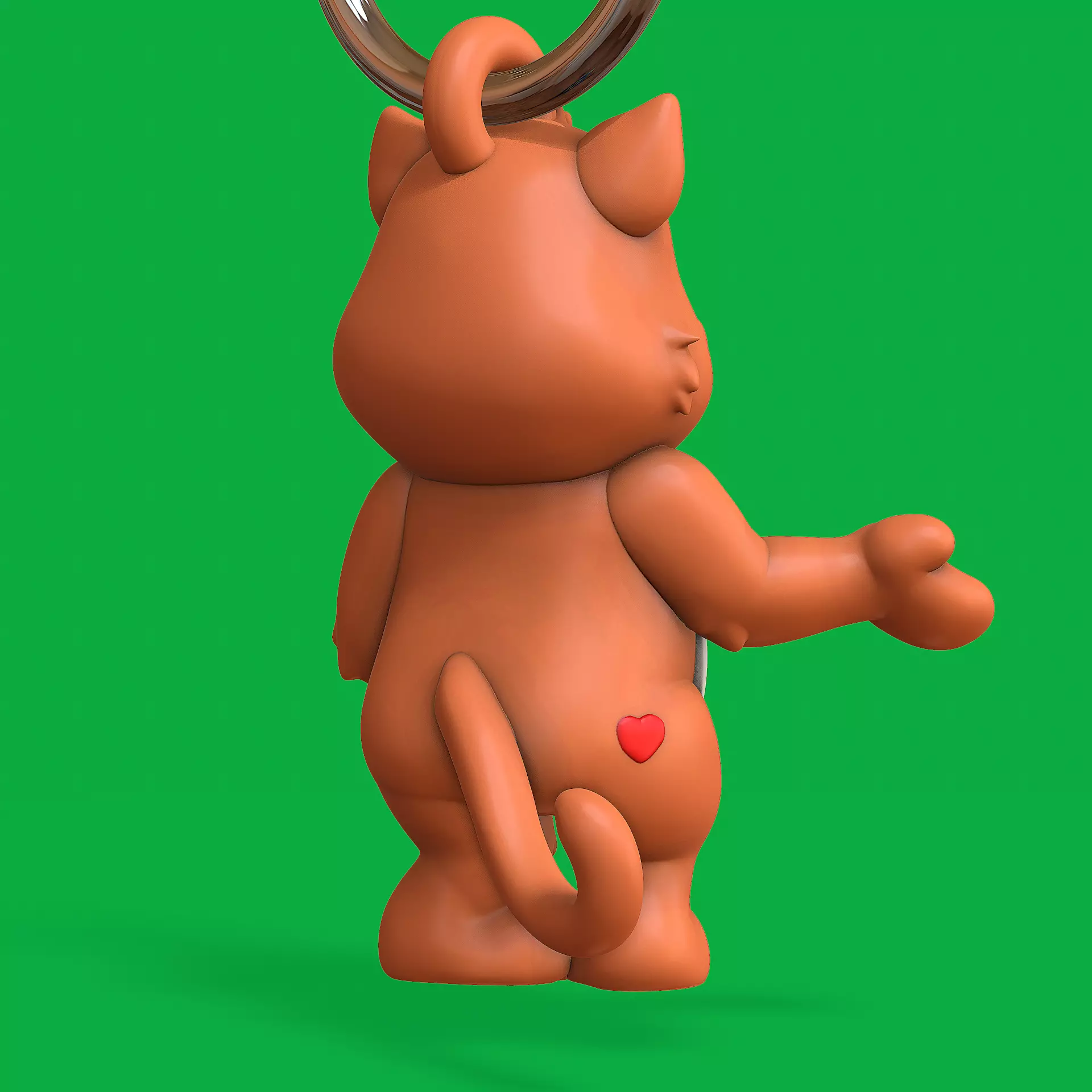 Care Bears - Proud Heart Cat 3D print model_1