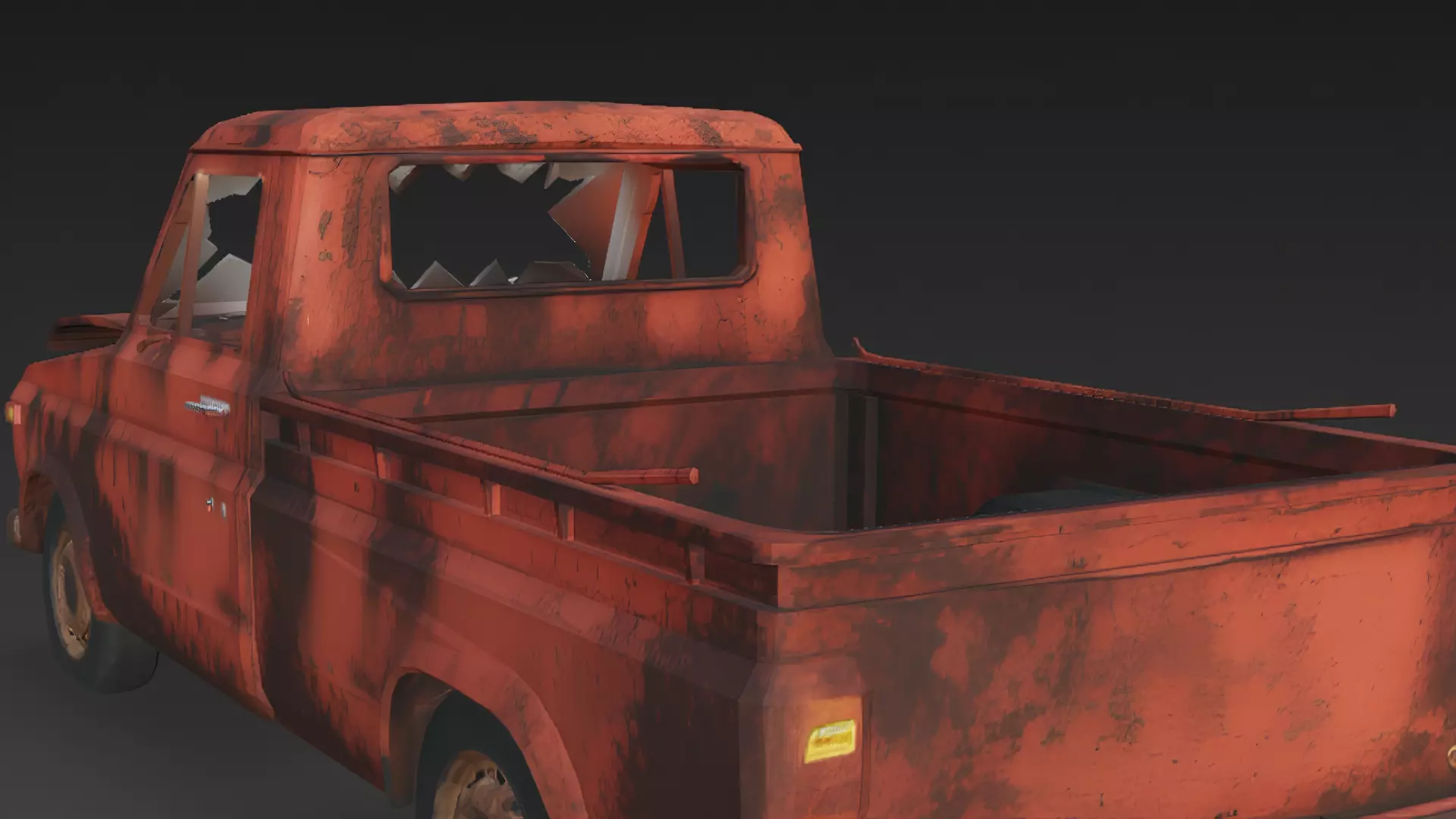 Abandoned Rusty Vehicles Pack 3D Models PBR 3D model_40