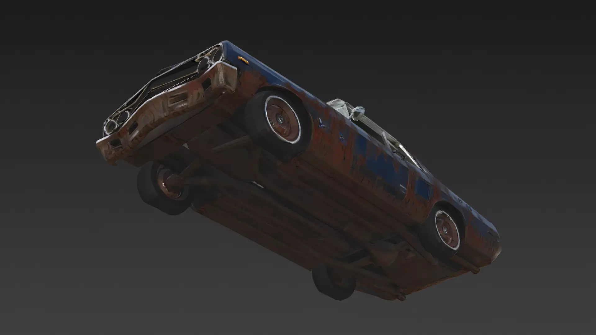 Abandoned Rusty Vehicles Pack 3D Models PBR 3D model_51